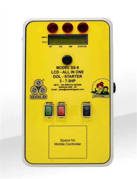 SSS Gold ALL IN ONE 3 Phase Starter For DOL Motors, upto 4 HP, With ...