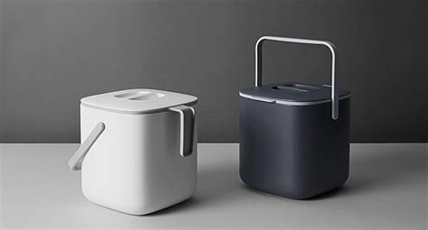 Litem Food Waste Basket Bin with Handle & Inner Bucket for Countertop ...