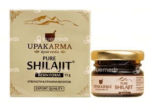 Upakarma Ayurveda Pure Shilajit Resin Form Paste 15 Gm - Uses, Side ...