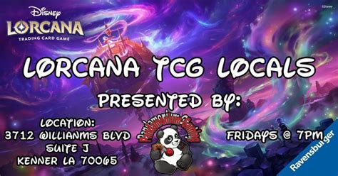 Lorcana TCG Friday Locals, 3712 Williams Blvd Suite J, Kenner, LA ...