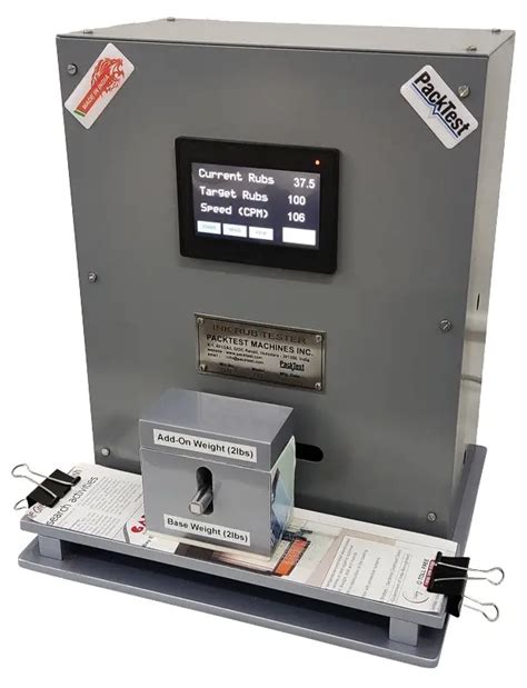 Ink Rub Tester (Sutherland Type) | PackTest
