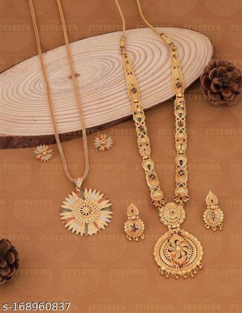 GOLD-PLATED-NECKLACE-PANDENT-MANGALSUTRA-30-INCH-AND-18-INCH-COMBO-PAC ...