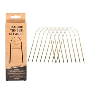 HONBAN Hygiene 100% Healthy Bamboo Wooden Biodegradable Tongue Cleaner ...