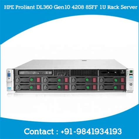 HPE Proliant DL360 Gen10 4208 8SFF 1U Rack Server hyderabad|HPE ...