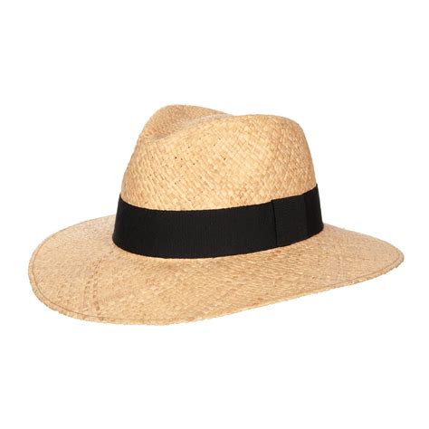 Mens extra wide brim straw hats online