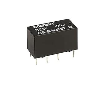 GS-SH-205T GOODSKY DPDT 5V 2A PCB Mount Relay : Amazon.in: Industrial ...