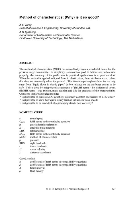 Image result for Method of Characteristics Example