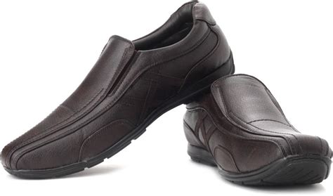 Bata Docie II Men Synthetic Leather Slip On Shoes - Buy Brown Color ...