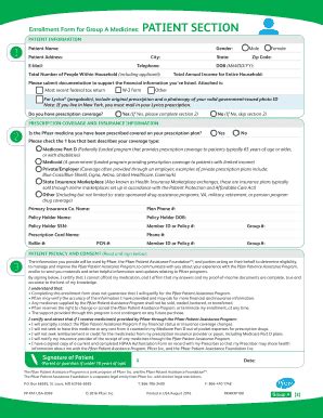 Pfizer Connection to Care Re-Order Form - Blank Fillable Template ...