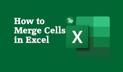 Merging Cells in Excel 的图像结果