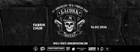 La Coka Nostra (US) -20th ANNIVERSARY Tour - Chur, Fabrik ...