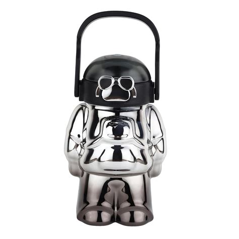 HomeCloud Set of 2pc (1000 + 200ml) BPA-Free, Leak-Proof Robot Shape ...