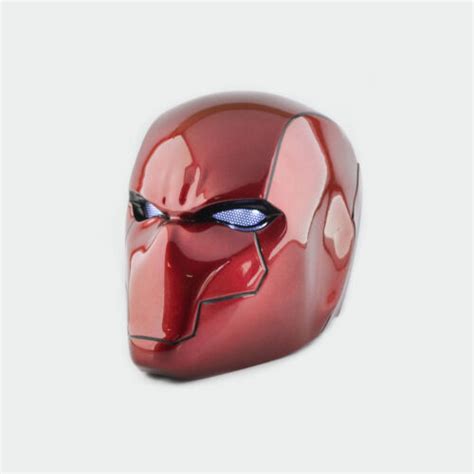 Buy Red Hood Helmet Jason Todd Rebirth mask LED Eyes Online at Lowest ...