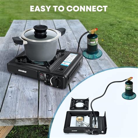 Buy Kohree Portable Propane & Butane Gas Stove, 10,000BTU Dual Fuel ...