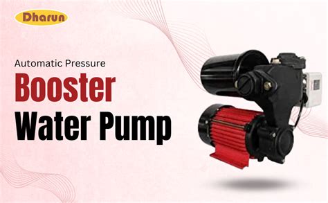 Automatic Pressure Booster Water Pump-Dharun : Amazon.in: Garden & Outdoors