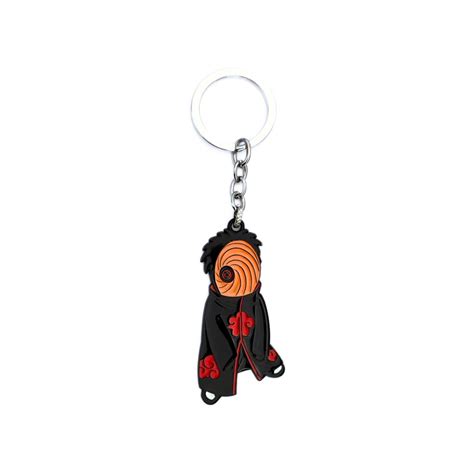 Naruto Obito Tobi Uchiha Metal Keychain Keyring | Red Eye of Mangekyou ...