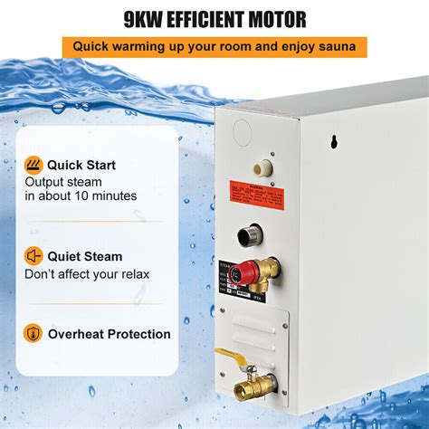 Buy 9KW Sauna Steam Generator Shower Sauna Room Bath Home Spa 220V ...