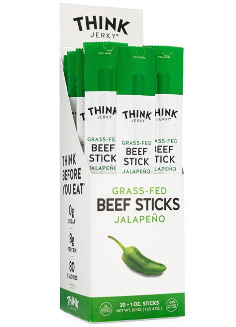 Jalapeño Beef Stick – Think Jerky