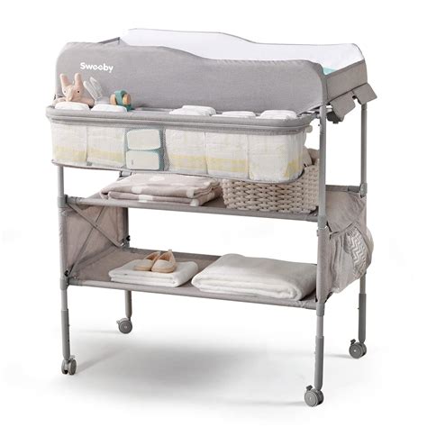 Amazon.com : Sweeby Portable Baby Changing Table, Foldable Diaper ...