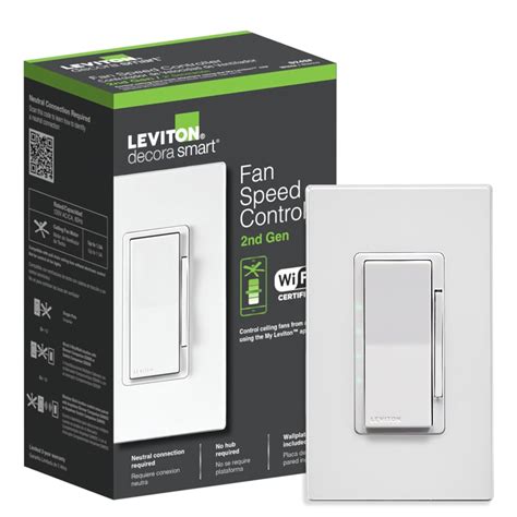Leviton Decora Rocker Fan Control Switch White 1 pk : Amazon.in: Home ...