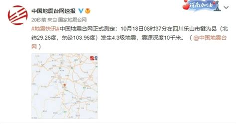四川犍为发生4.2级地震，官方：全县无人员伤亡、无房屋倒塌|四川_新浪新闻
