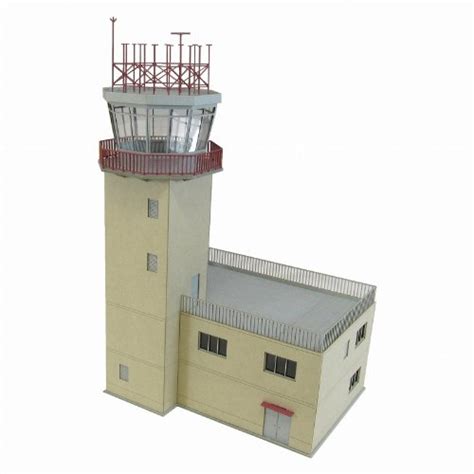 1 144 Aviation Sight Series Control Tower Type A Papercraft ...