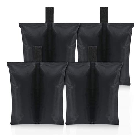 Buy deenkk 4 Pack Gazebo Weights Bags, Heavy Duty 600D Sand Bags Canopy ...