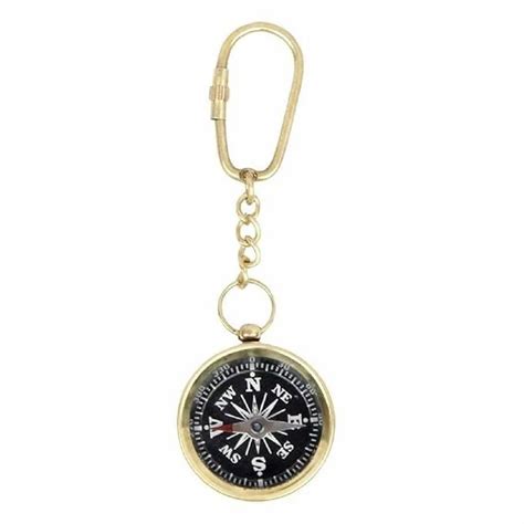 Key Chains - Brass Compass Key Chain Manufacturer from Jaipur