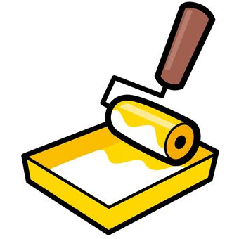 塗装　ローラー　イラスト に対する画像結果