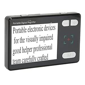 Digital Reading Aid, 3.5in Handheld Video Magnifier with 26 Color Modes ...
