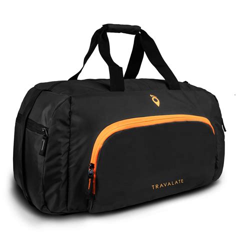 Multi Pocket Travel Duffle | Black