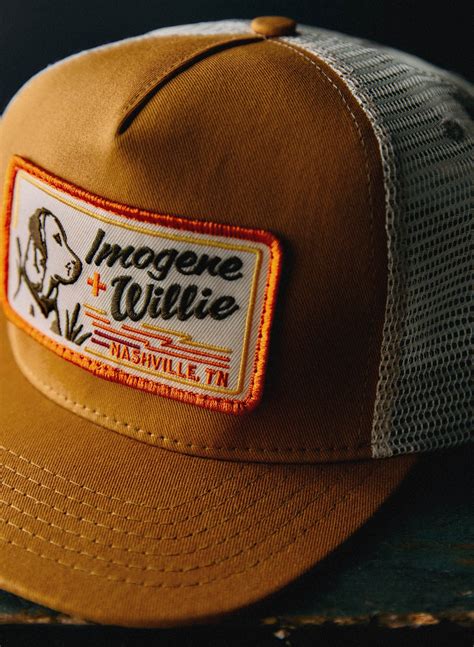 the "bird dog" trucker in gold – imogene + willie | Vintage trucker ...