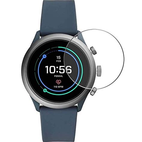 Oboe Tempered Glass Screen Protector for Fossil Sport Smartwatch ...