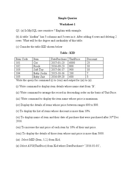 Image result for Database Practical Questions