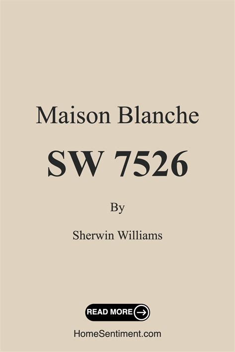 Maison Blanche SW 7526 by Sherwin Williams | Paint Reviews, Hues ...