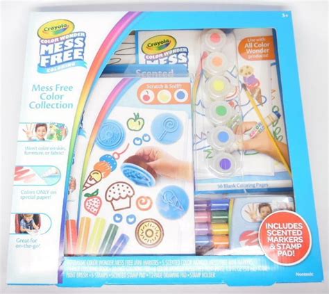 Crayola Color Wonder Art Activity Set - Mess Free Coloring Kit with Imagination Boosting Stamps ...