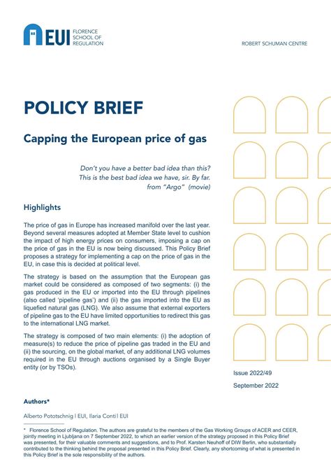 Free Printable Policy Brief Templates [Word, PDF] Example