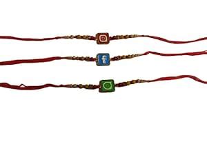 Navkar Crafts Rakhi for Brother with Roli Chawal | Best Wishes Raksha ...