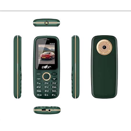 MTR PEAR P2163 (Green) Phone Basic Keypad Phone,1.77 INCH Display,1100 ...