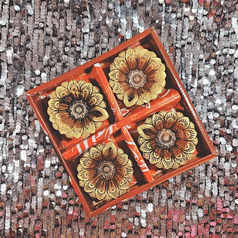 Buy House of Festivals Diya - Clay/Mitti/Terracotta, Flower Shaped ...