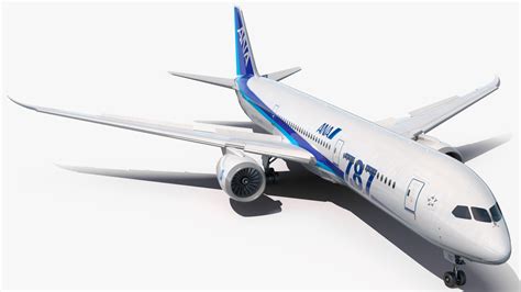 3D model Boeing 787-9 Dreamliner ANA Livery Rigged for Maya | 3D Molier ...