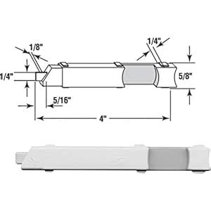 NATIONAL SPECTRUM BRANDS HHI PL 15308 Left Hand Nylon Slide Bolt ...