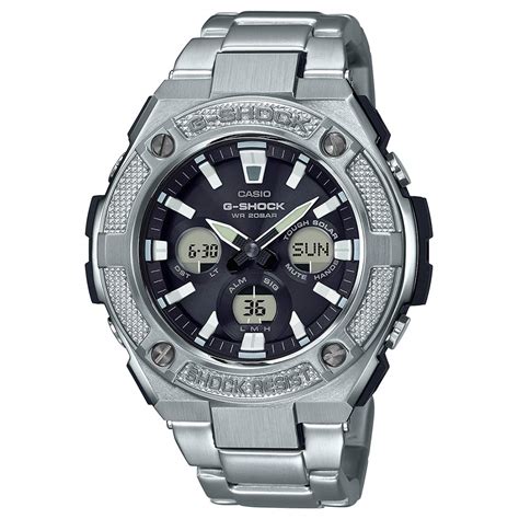 Casio G-Shock G-Steel Analog-Digital Black Dial Men's Watch GST-S330D ...