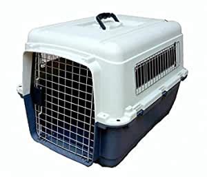 PSK PET MART Approved Plastic Flight Cage for Pets - Blue & White - (24 ...