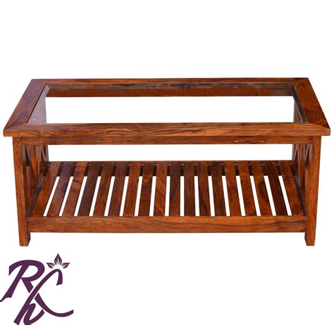 Solid Wood XX Design Centre Table - RAJ HANDICRAFT