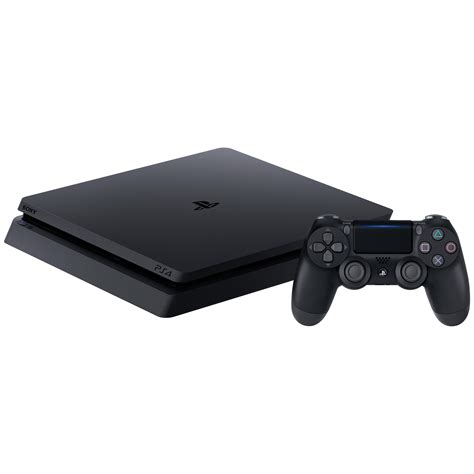 Sony PlayStation 4 Slim, 500GB Console with DUALSHOCK 4 Controller ...