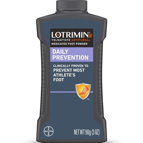 Lotrimin Athlete's Foot Daily Prevention Medicated Foot Powder, 3 oz - Walmart.com