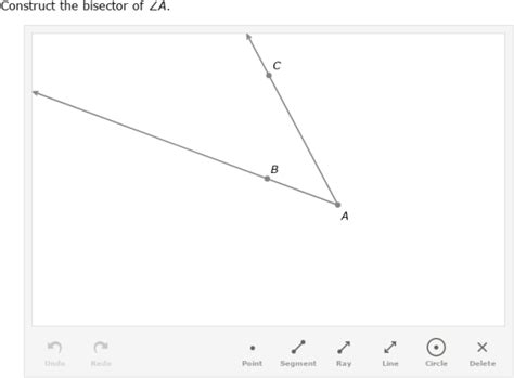 IXL - Construct an angle bisector (Class VIII maths practice)
