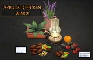 APRICOT CHICKEN WINGS CUSTOM FOOD – icemunmun
