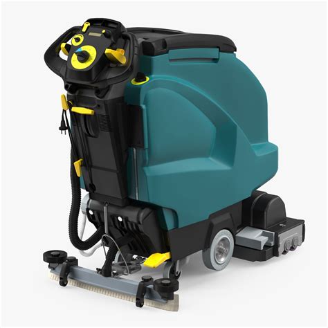 Robotic Industrial Floor Cleaning Machine 3D Model $69 - .3ds .blend ...